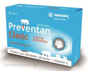 FARMAX Preventan Clasic s novou príchuťou + vit. C