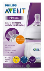 AVENT FĽAŠA Natural PP 125 ml