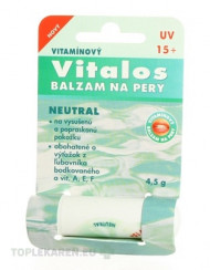 VITALOS Balzam na pery neutral SPF 15