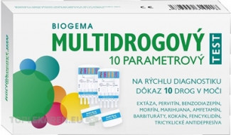 BIOGEMA MULTIDROGOVÝ TEST 10 PARAMETROVÝ