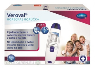 Veroval Dotykový infračervený teplomer (DUOSCAN)