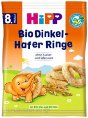 HiPP BIO Špaldové-ovsené prstienky