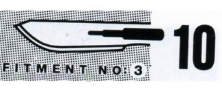 SKALPELOVÉ ČEPIELKY SURGEON č.10