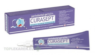 CURASEPT Regenerating 0,5% parodontálny gél