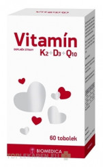 BIOMEDICA Vitamín K2+D3+Q10