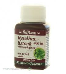 MedPharma KYSELINA LISTOVÁ 400 mcg