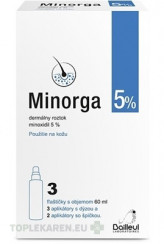 Minorga 5 % dermálny roztok