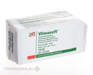 VLIWASOFT KOMPRESY NESTERILNÉ 5x5 cm