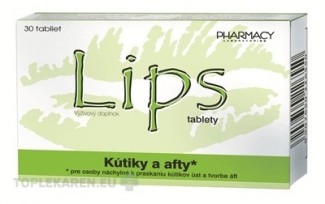 LIPS tablety kutiky a afty