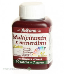 MedPharma MULTIVITAMIN S MINERÁL. EXTRA 42 ZLOŽIEK