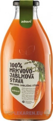 zdravo 100% MRKVOVO-JABLKOVÁ ŠŤAVA