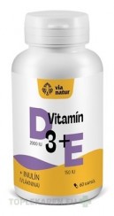 Via natur Vitamín D3+E+Inulín