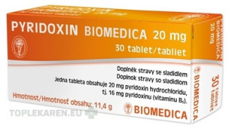PYRIDOXIN BIOMEDICA 20 mg