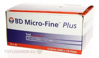 BD MICRO FINE INZULÍNOVA STRIEKAČKA U-100