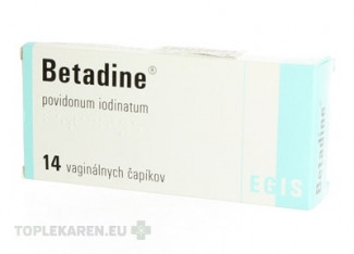 Betadine 200 mg vaginálne čapíky