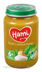 Hami príkrm Špenát s morskou treskou