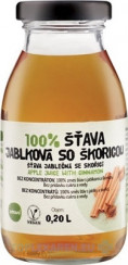 zdravo 100% ŠŤAVA JABLKOVÁ SO ŠKORICOU