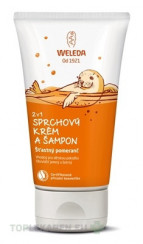 WELEDA 2v1 Sprchový krém a šampón