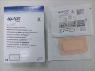 AQUACEL Foam Hydrofiber adhezívne penové krytie