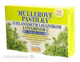 MÜLLEROVE PASTILKY S ISLAND. LIŠAJNÍKOM A VIT. C