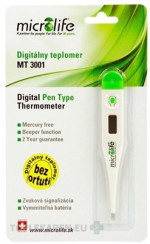 MICROLIFE TEPLOMER DIGITÁLNY MT 3001 GREEN