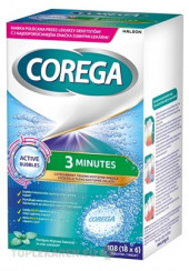 COREGA 3 MINUTES DENTURE TABLETS