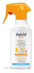 ASTRID SUN Detské mlieko na opaľovanie OF 30