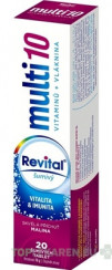 Revital multi 10 vitamínov + vláknina šumivý
