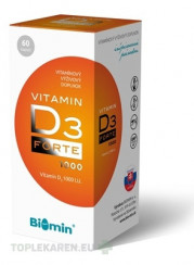 Biomin VITAMIN D3 FORTE 1000 I.U.