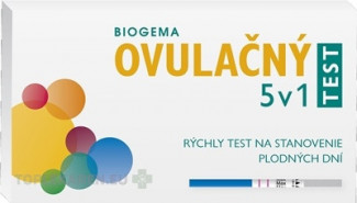 BIOGEMA OVULAČNÝ TEST 5 v 1