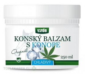 VIRDE KONSKÝ BALZAM S KONOPOU chladivý