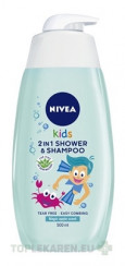 NIVEA Kids 2in1 Detský sprchový gél Boy