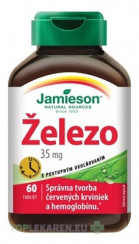 JAMIESON ŽELEZO 35 mg S POSTUPNÝM UVOĽŇOVANÍM