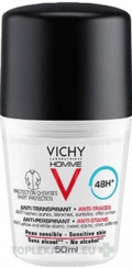 VICHY HOMME DEO ROLL-ON PROTI ŠKVRNÁM 48H