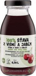 zdravo 100% ŠŤAVA Z VIŠNÍ A JABĹK