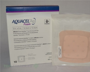 AQUACEL Ag foam Hydrofiber krytie na rany