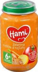 Hami príkrm Zelenina s morkou a paradajkami