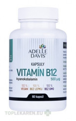 Adelle Davis VITAMÍN B12, kyanokobalamín 500 μg