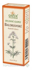 GREŠÍK BYLINNÉ KVAPKY BALDERIÁNSKE