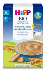 HIPP BIO Mliečna KAŠA Dobrú noc s detskými keksami