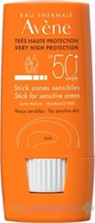 AVENE STICK ZONES SENZIBLES SPF50+