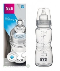 LOVI fľaša Medical+ Aktívne satie Super vent 330ml