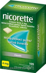 Nicorette Classic Gum 4 mg