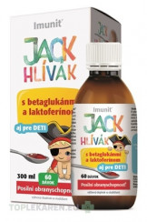 JACK HLÍVÁK SIRUP glukány, laktoferín-Imunit