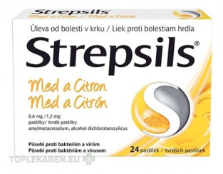 Strepsils Med a Citrón