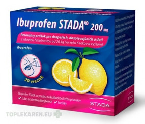 Ibuprofen STADA 200 mg perorálny prášok