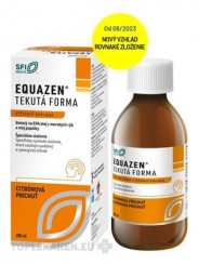 EQUAZEN tekutá forma, citrónová príchuť 200ml