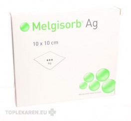 Melgisorb Ag 10x10 cm