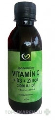 Zdravý svet Lipozomálny VITAMÍN C + D3 + Zinok