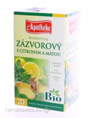 APOTHEKE BIO SELECTION ZÁZVOR. ČAJ S CITR. A MÄTOU